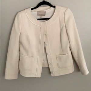 “Jackie O” tweed blazer